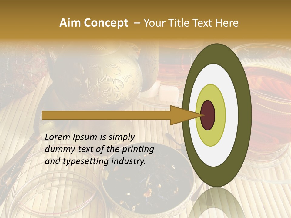 Casket Liquid Breakfast PowerPoint Template