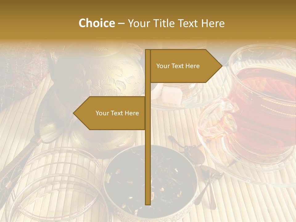 Casket Liquid Breakfast PowerPoint Template