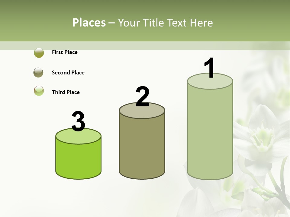 White Abstract Close PowerPoint Template