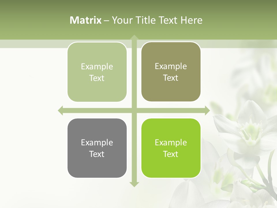 White Abstract Close PowerPoint Template