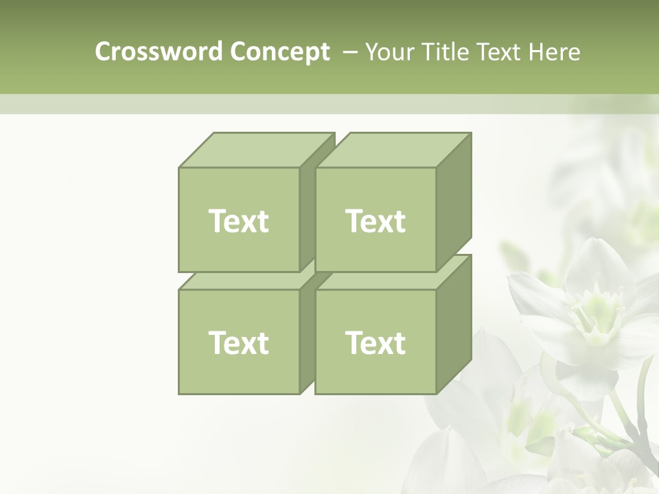 White Abstract Close PowerPoint Template
