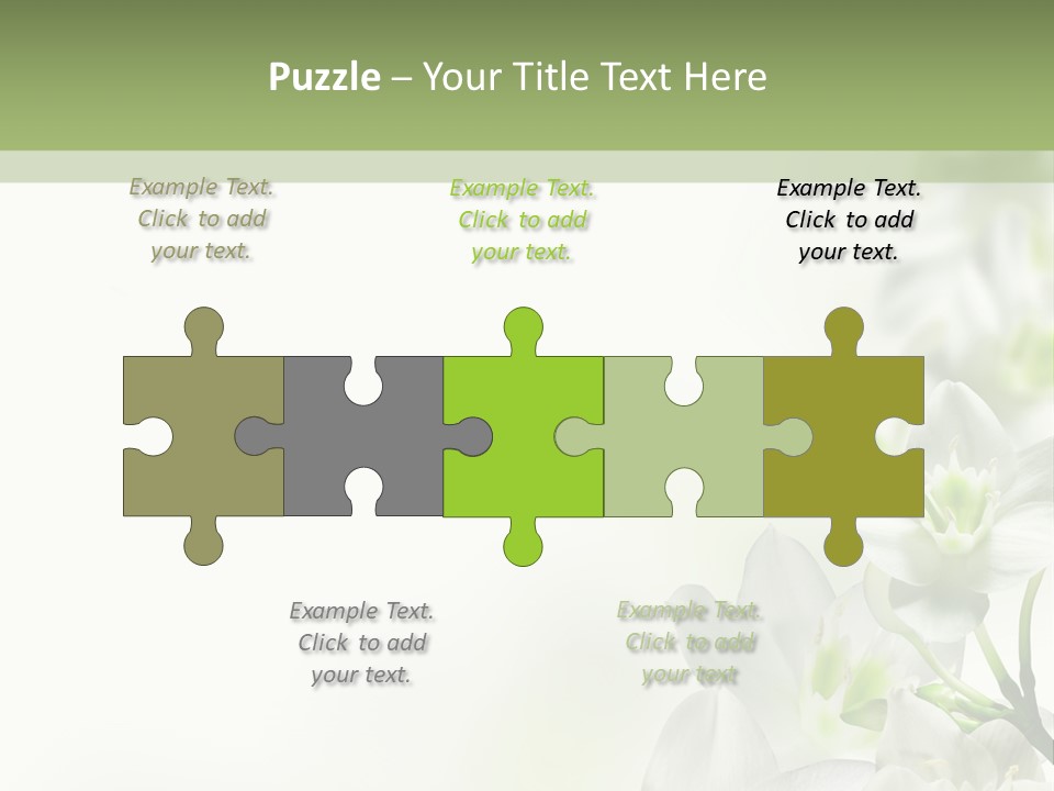 White Abstract Close PowerPoint Template