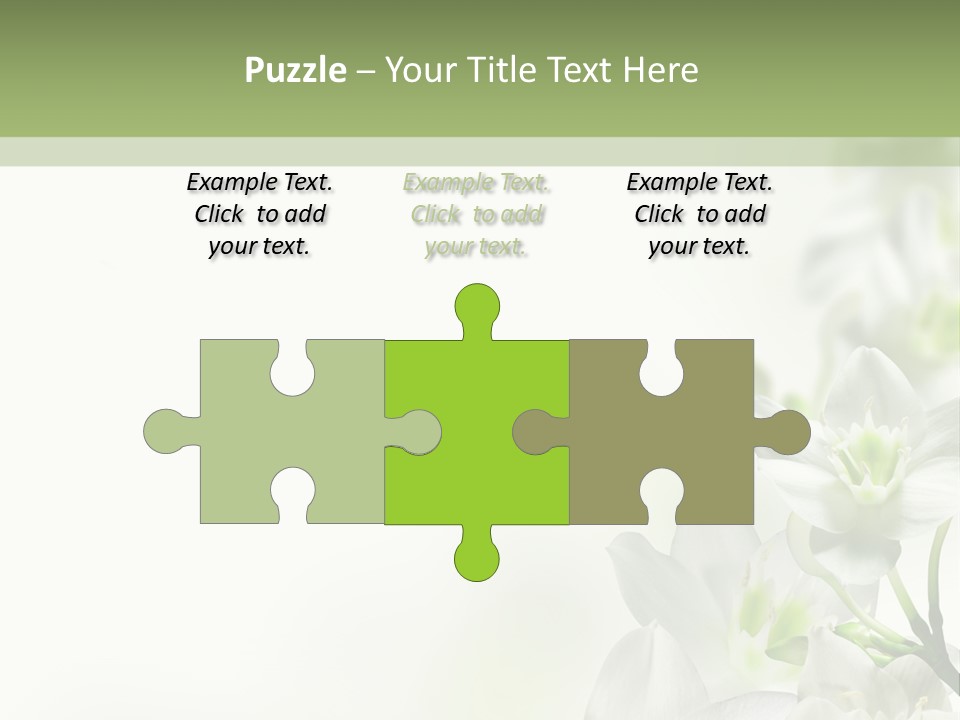 White Abstract Close PowerPoint Template