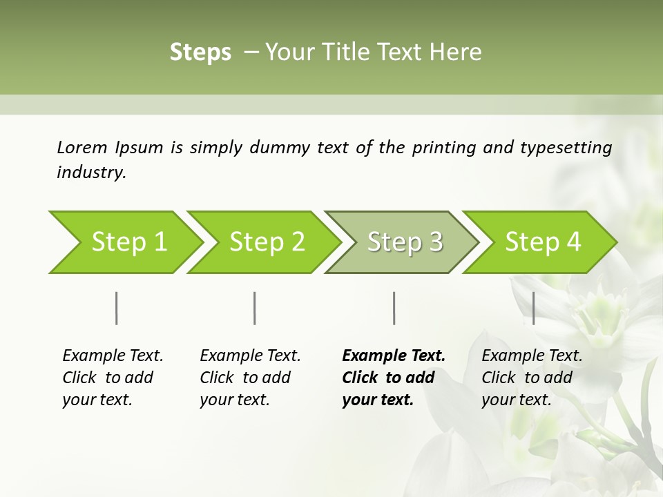 White Abstract Close PowerPoint Template
