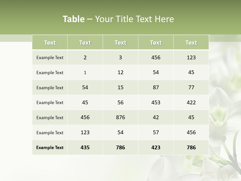 White Abstract Close PowerPoint Template