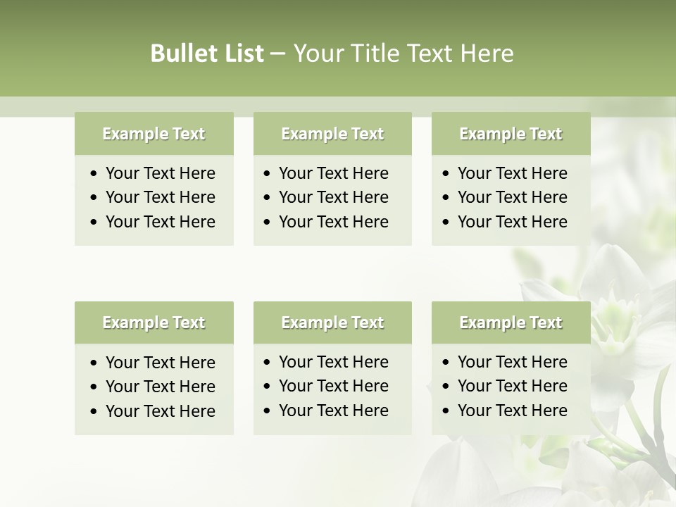 White Abstract Close PowerPoint Template