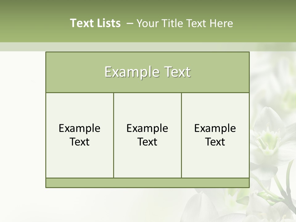 White Abstract Close PowerPoint Template