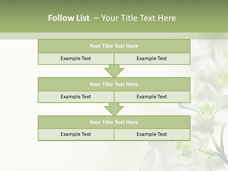 White Abstract Close PowerPoint Template
