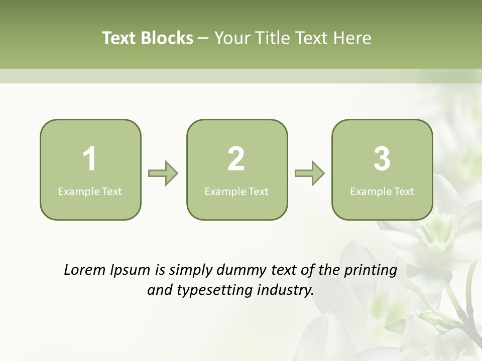 White Abstract Close PowerPoint Template
