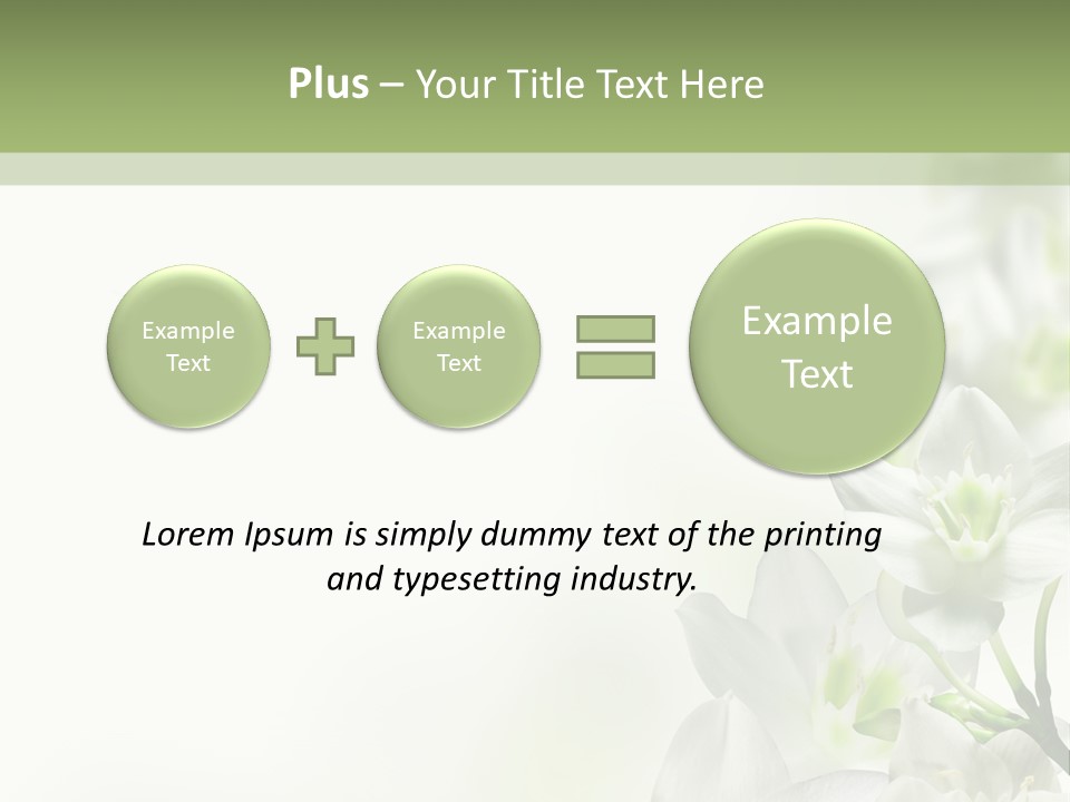 White Abstract Close PowerPoint Template