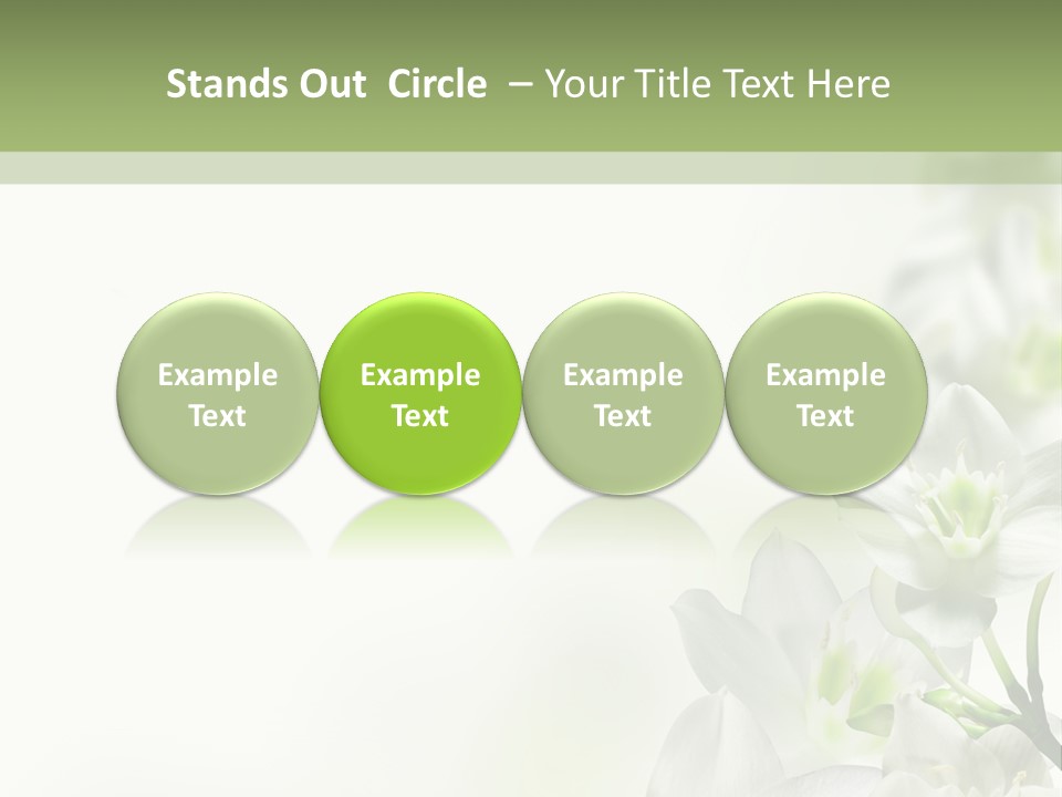 White Abstract Close PowerPoint Template