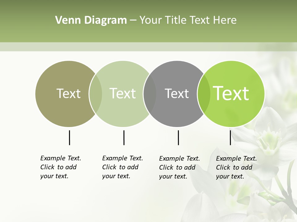 White Abstract Close PowerPoint Template