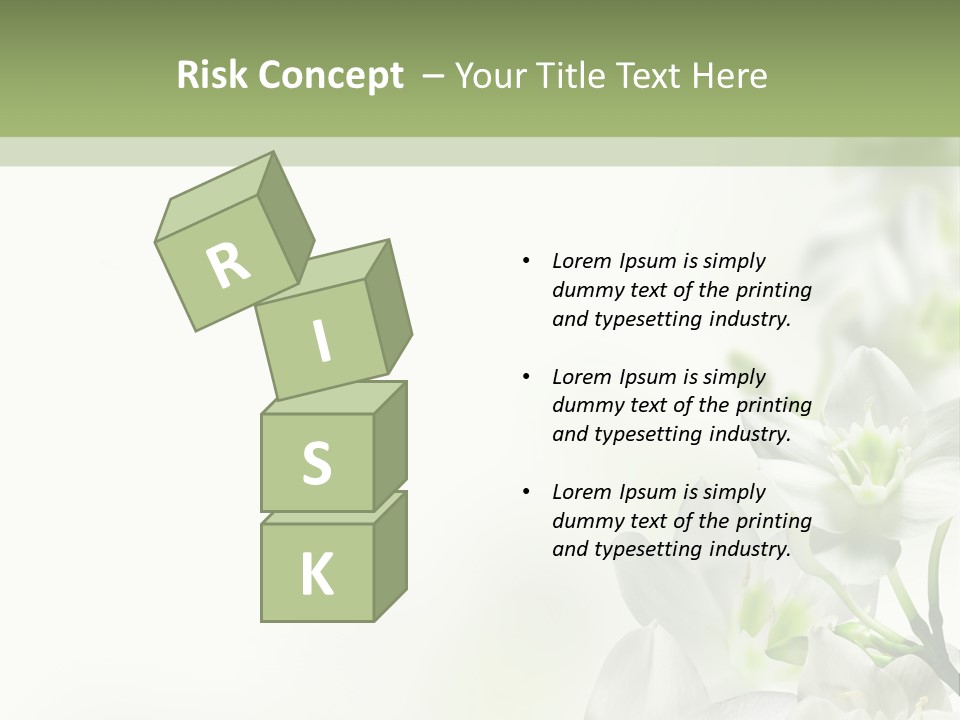 White Abstract Close PowerPoint Template