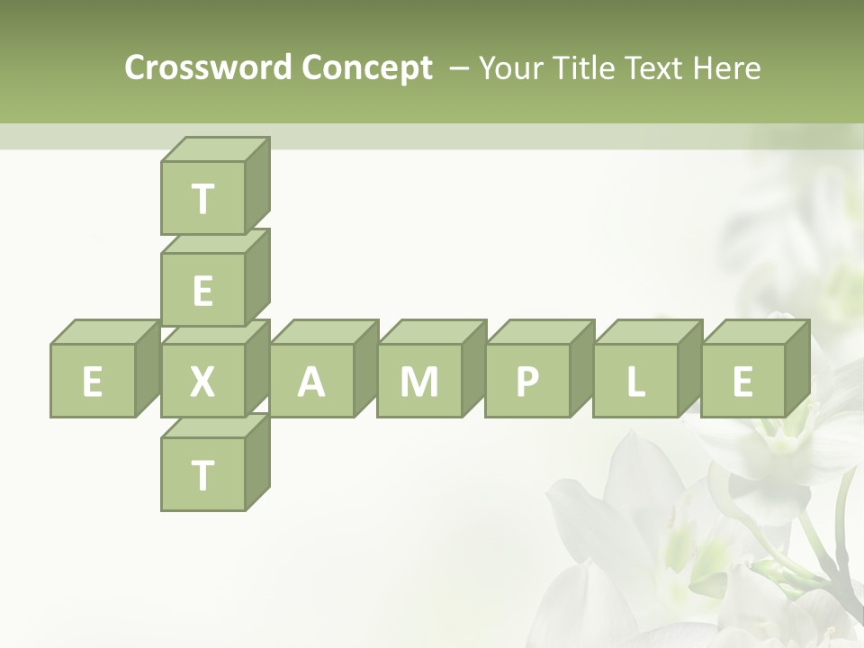 White Abstract Close PowerPoint Template