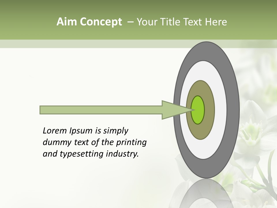 White Abstract Close PowerPoint Template