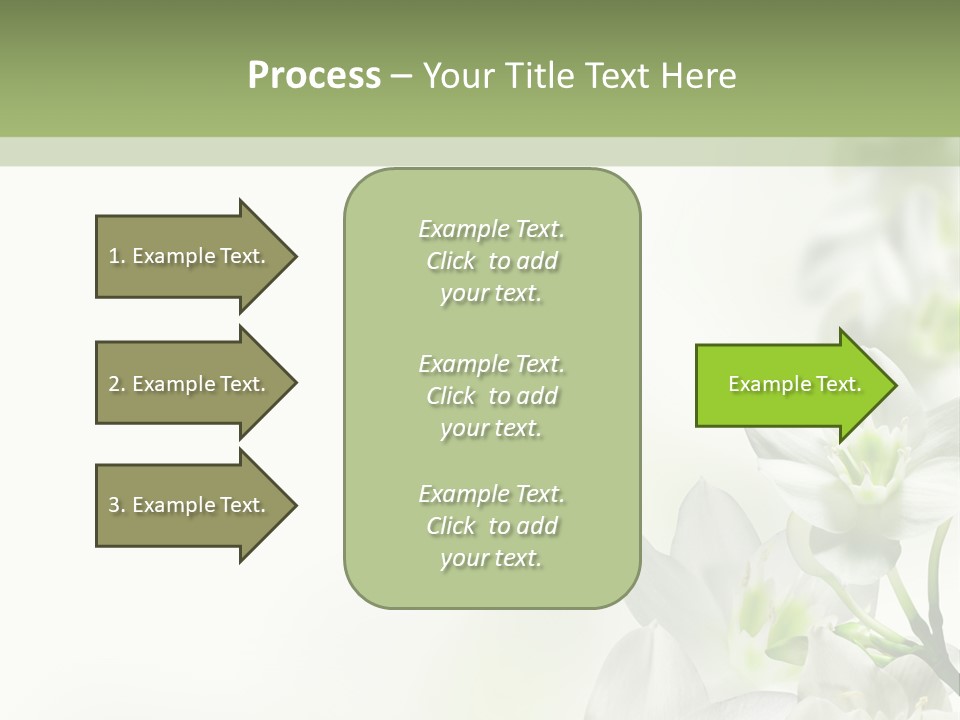 White Abstract Close PowerPoint Template