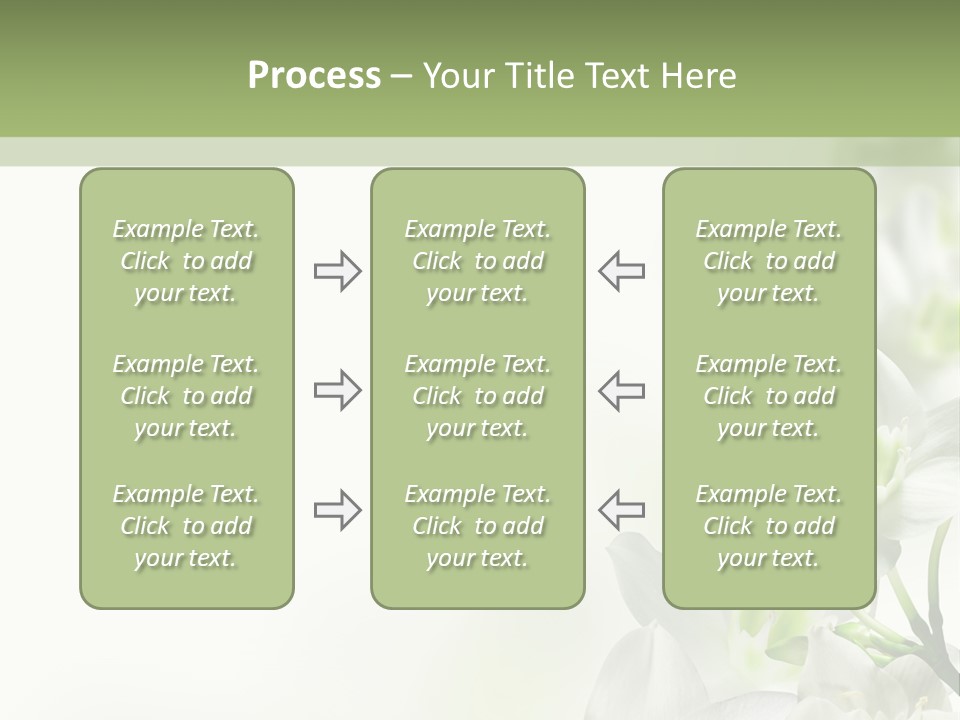 White Abstract Close PowerPoint Template