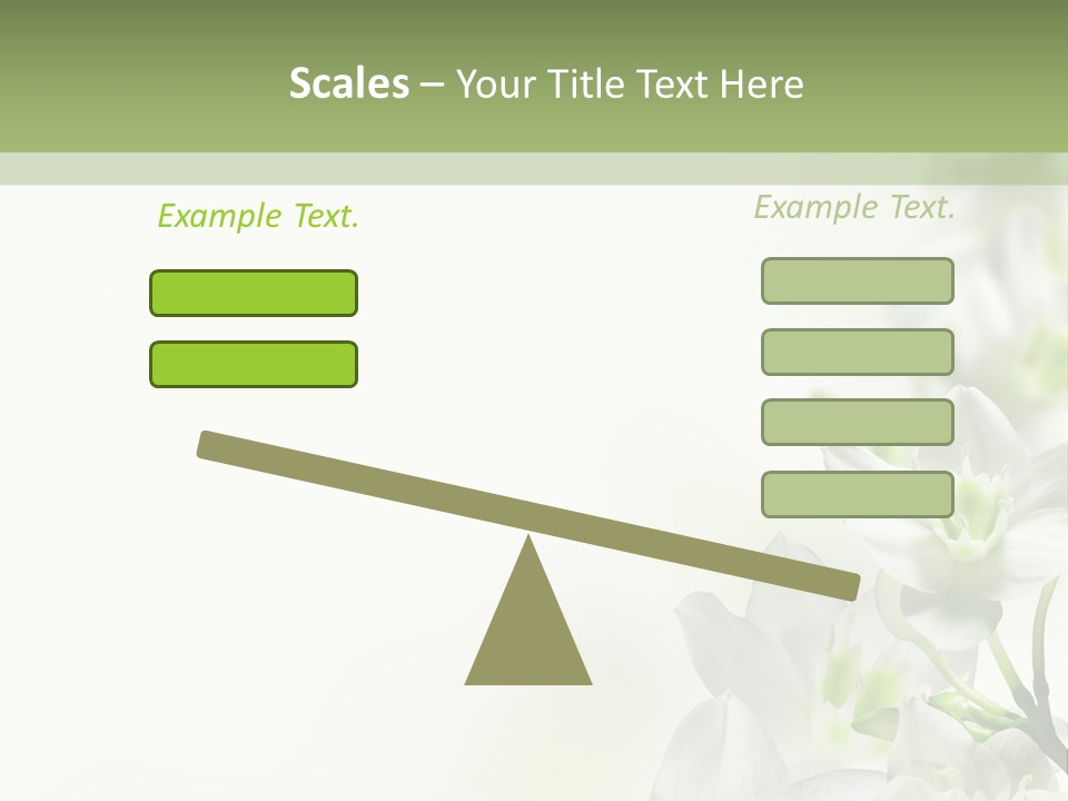 White Abstract Close PowerPoint Template