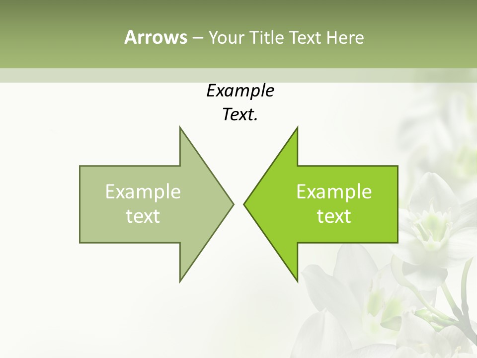 White Abstract Close PowerPoint Template