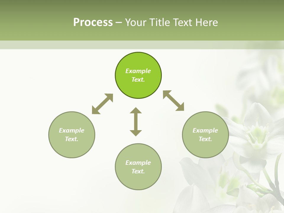 White Abstract Close PowerPoint Template