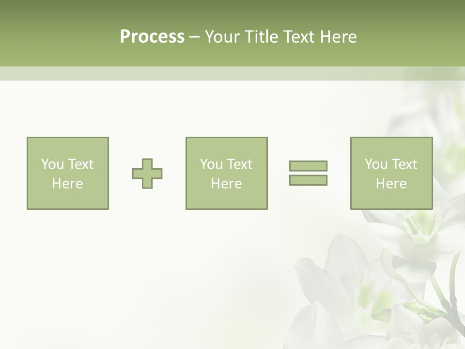 White Abstract Close PowerPoint Template
