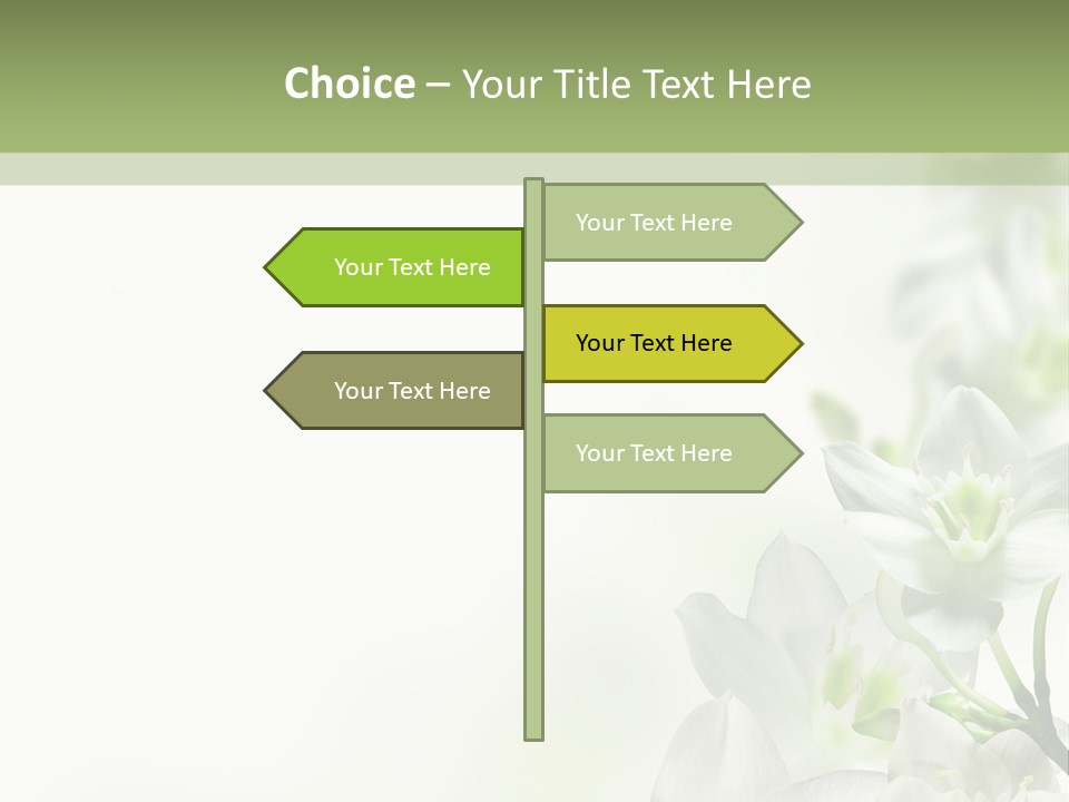 White Abstract Close PowerPoint Template