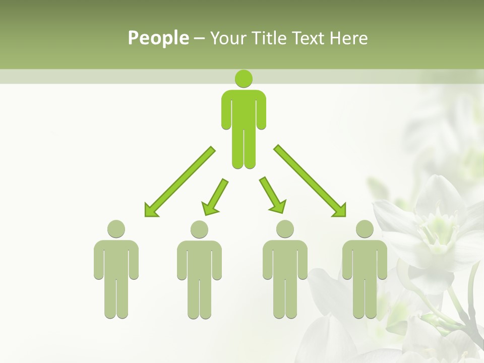 White Abstract Close PowerPoint Template