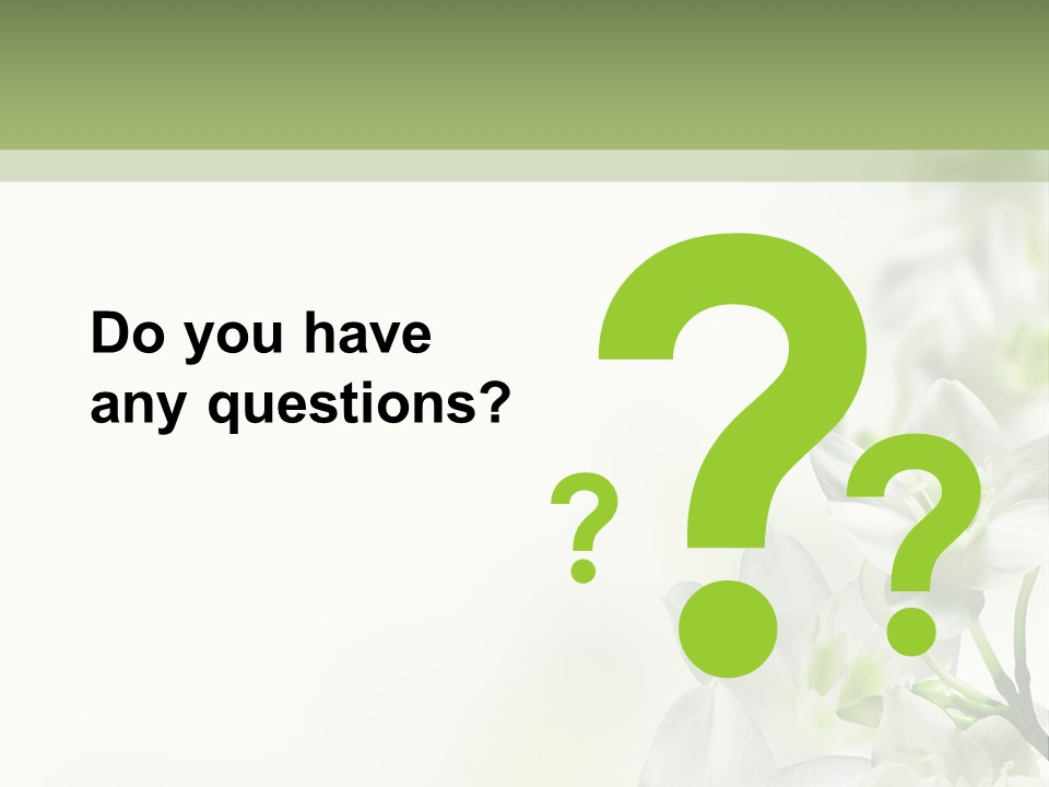 White Abstract Close PowerPoint Template