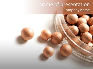 Ball Bronzing Make PowerPoint Template