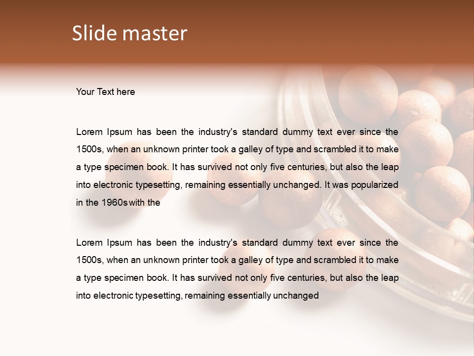 Ball Bronzing Make PowerPoint Template