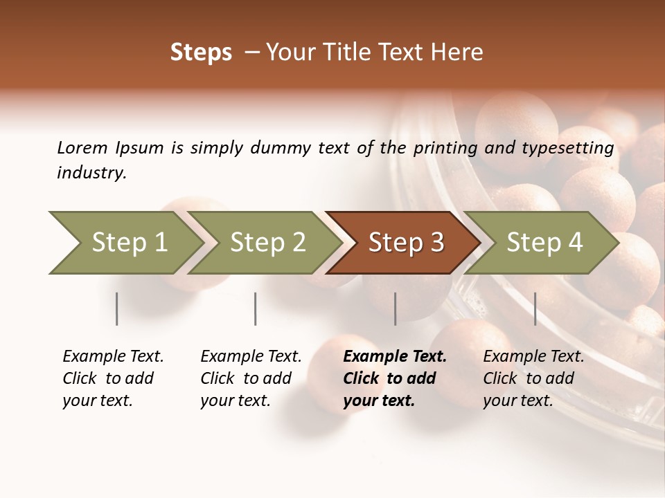 Ball Bronzing Make PowerPoint Template