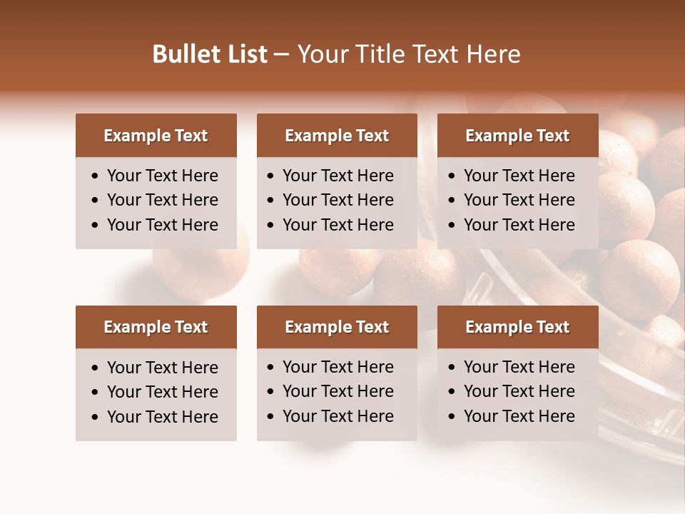 Ball Bronzing Make PowerPoint Template