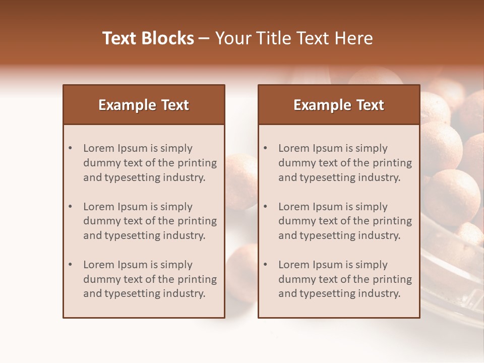 Ball Bronzing Make PowerPoint Template