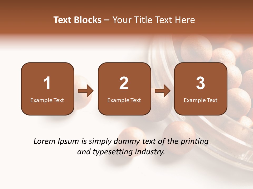 Ball Bronzing Make PowerPoint Template