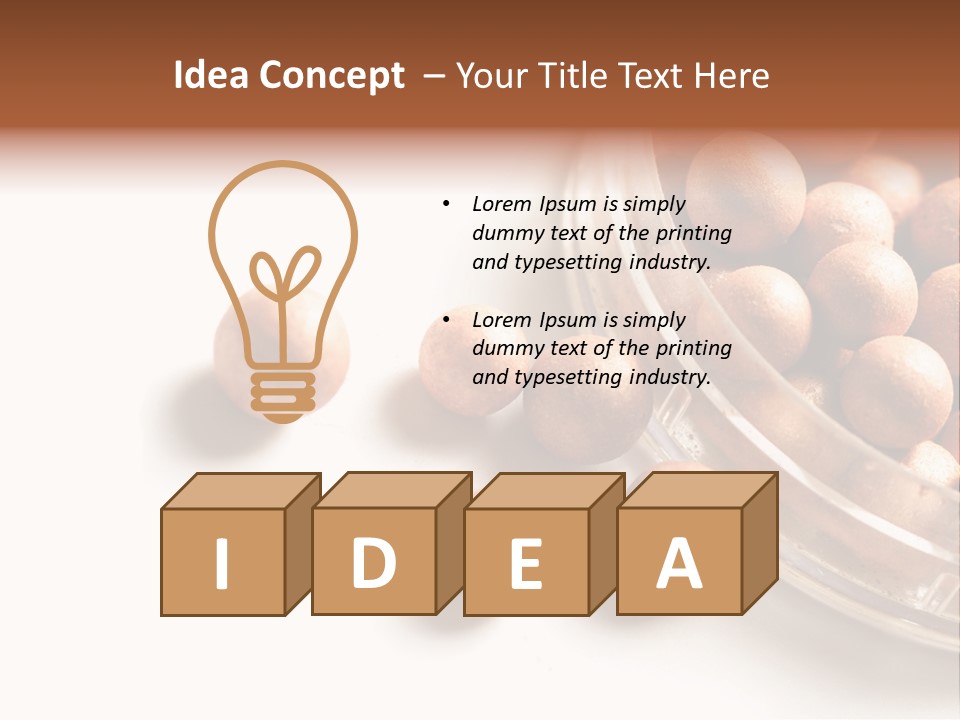 Ball Bronzing Make PowerPoint Template
