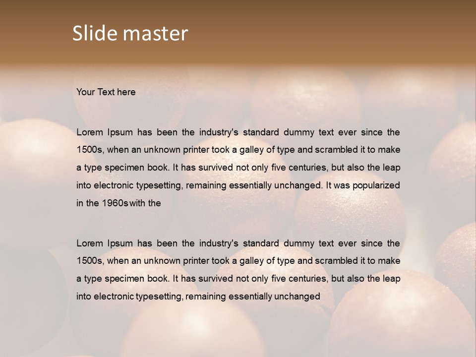 Makeup Shiny Powder PowerPoint Template