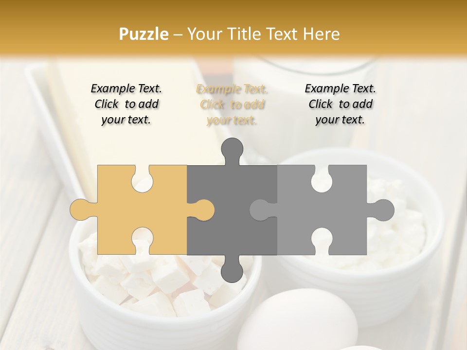 Eating Liquid Bottle PowerPoint Template