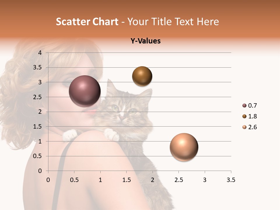 Pet Model Cat PowerPoint Template