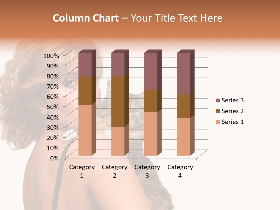 Pet Model Cat PowerPoint Template