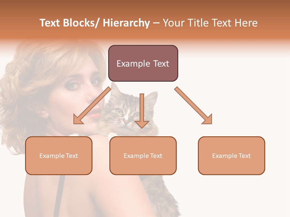 Pet Model Cat PowerPoint Template