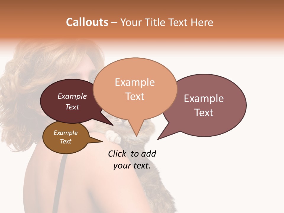 Pet Model Cat PowerPoint Template