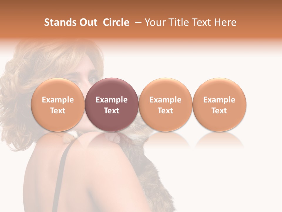 Pet Model Cat PowerPoint Template