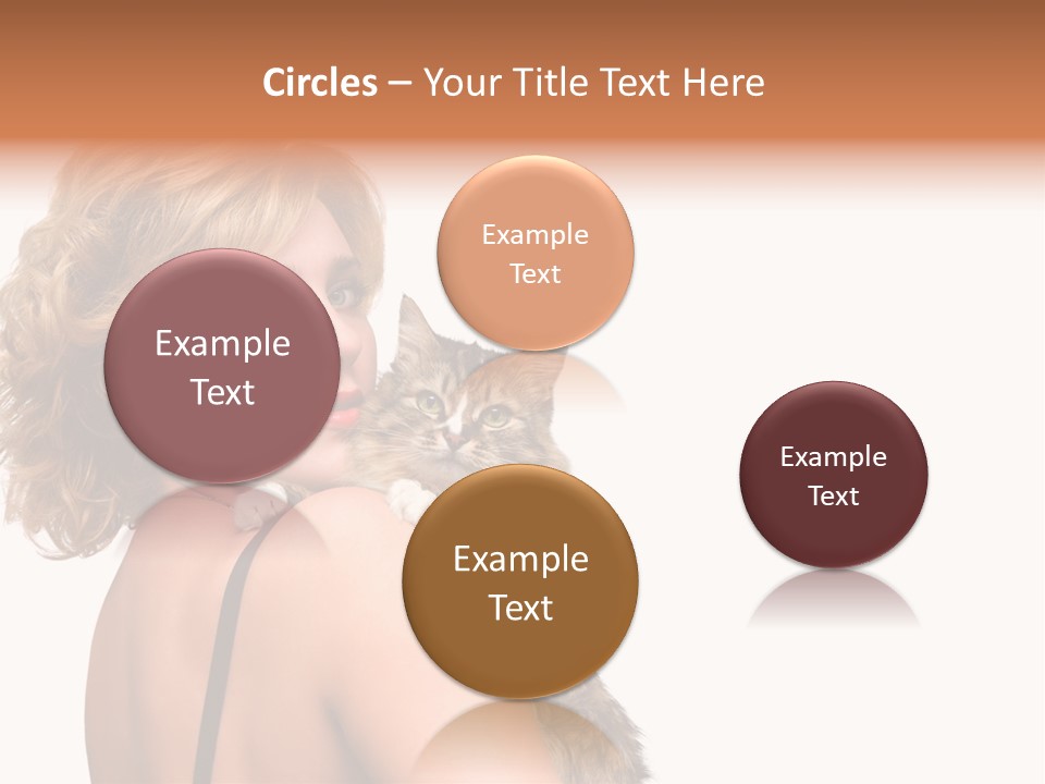 Pet Model Cat PowerPoint Template