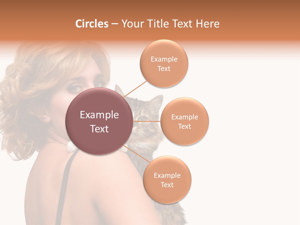 Pet Model Cat PowerPoint Template