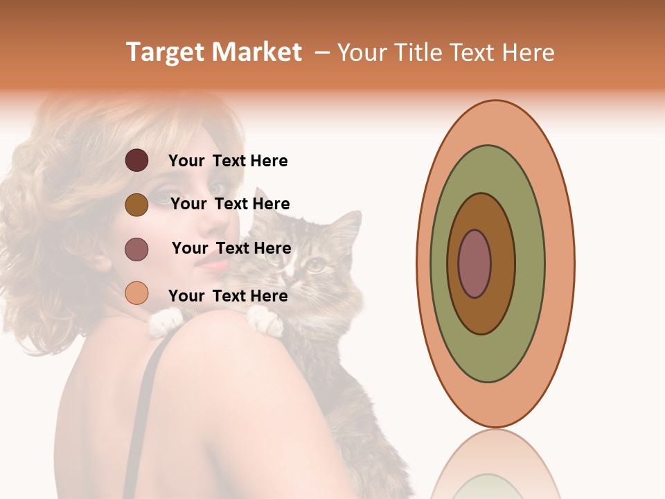 Pet Model Cat PowerPoint Template