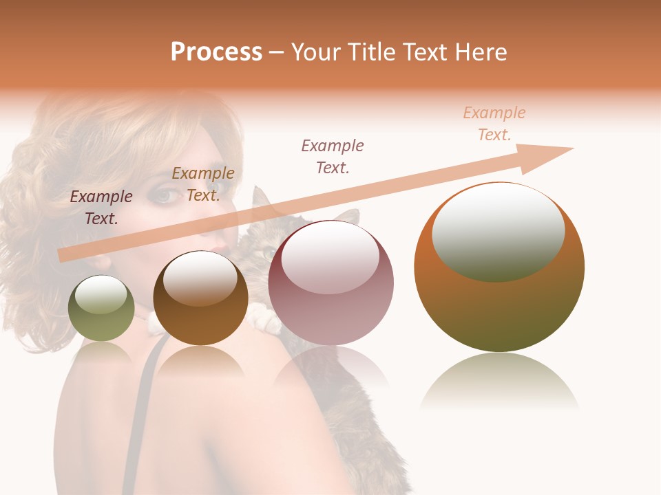 Pet Model Cat PowerPoint Template