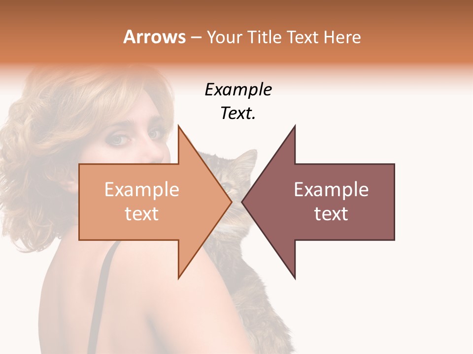 Pet Model Cat PowerPoint Template