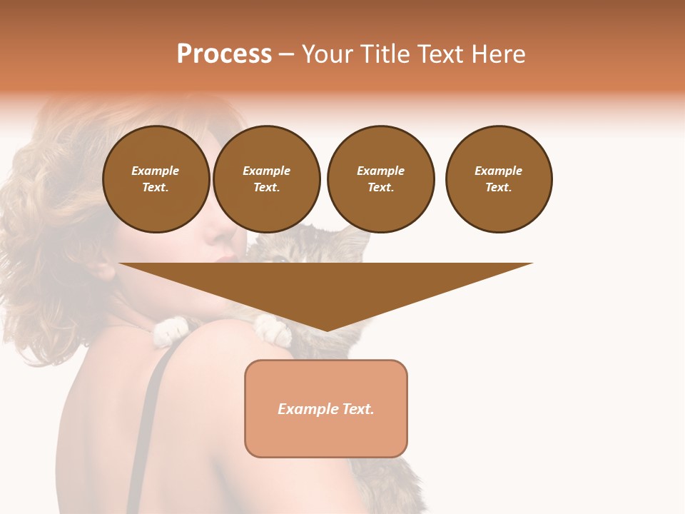 Pet Model Cat PowerPoint Template