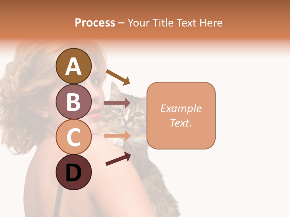 Pet Model Cat PowerPoint Template