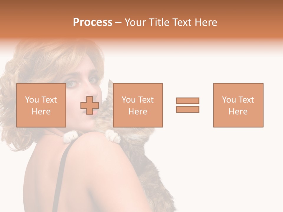Pet Model Cat PowerPoint Template